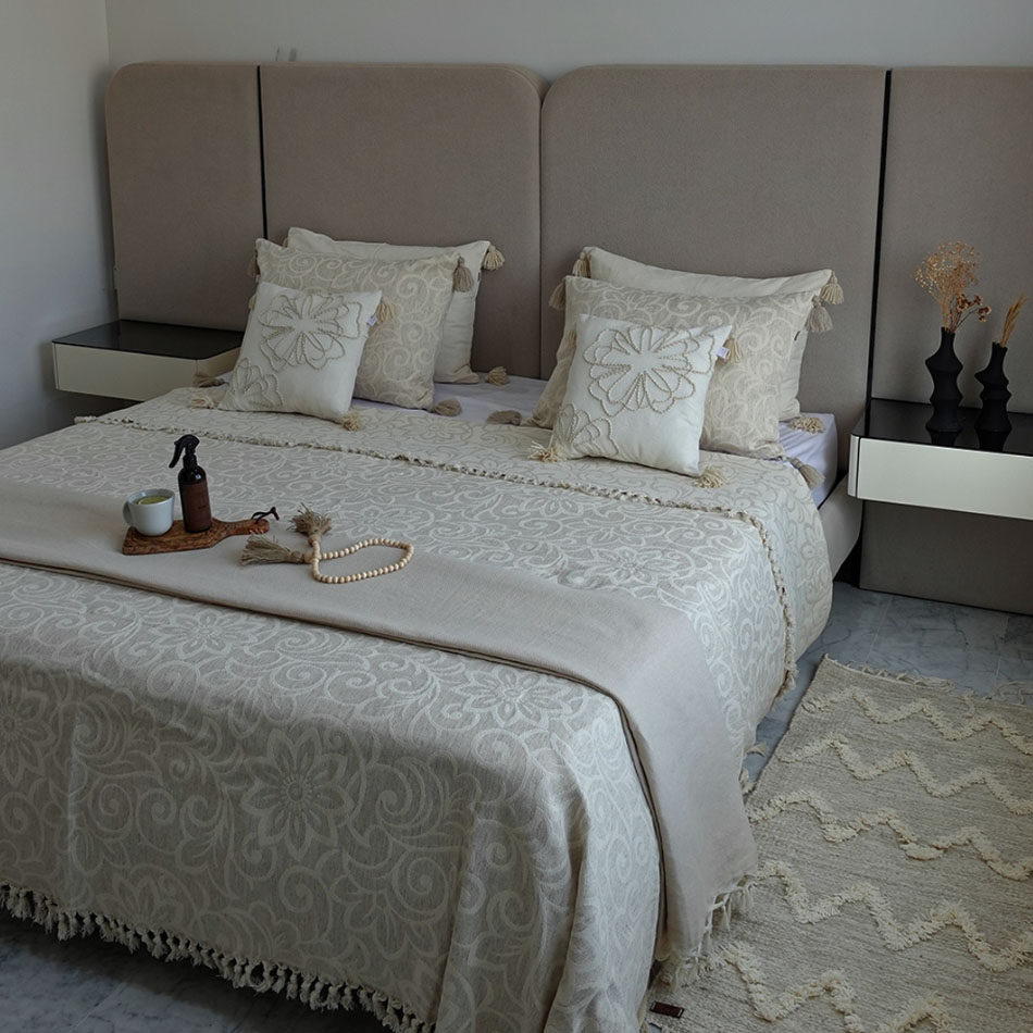 Couvre lit conton lin cotoné tunisie 5 Couvre lit conton lin cotoné tunisie