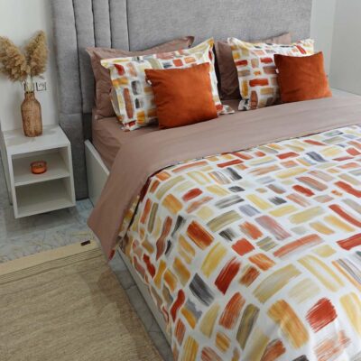 Housse de couette paint tunisie coton