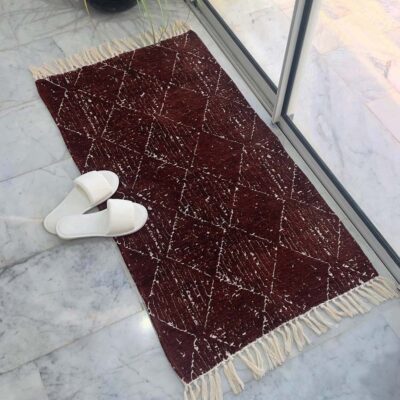 Tapis-Descente-de-lit-velour-coton